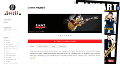 Desktop Screenshot of cennik-artystow.com